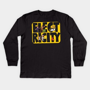 ELECTRICITY Kids Long Sleeve T-Shirt